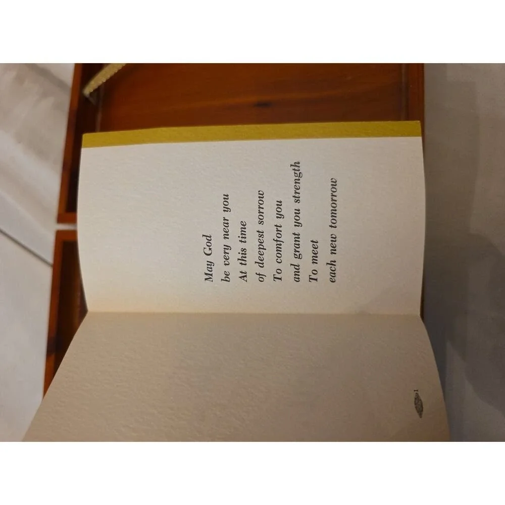 Holy Bible 1976 Prince of Peace Memorial Edition Concord Bible‎ Wooden Cedar C1